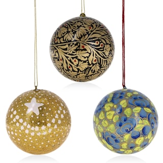 Foto 4 | Set De 18 Adornos De Papel Maché Para Fiestas Shalinindia - Venta Internacional.