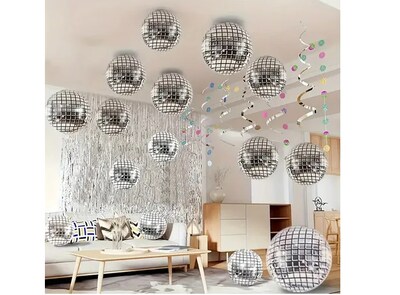 Foto 4 | 32pzs Xtellar Globos Metal Disco Esfera Ball Decoración Fiesta