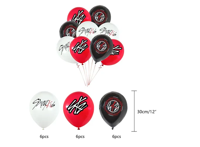 Foto 4 | Globos Xtellar De Cumpleaños Decoración Stray Kids Fiesta Temática
