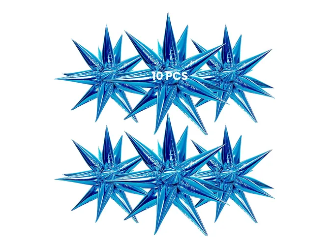 10pzs Xtellar Globos Estrella Picos Para Cumpleaño Decoracion Fiesta