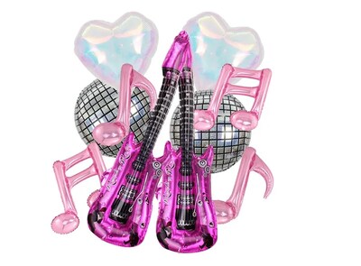 Foto 1 | Kit Xtellar Fiesta Decoración Símbolo Fonético Guitarra De Globos