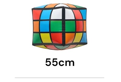 Foto 2 | Globos Metálicos Xtellar Cubo Rubik 2 Piezas