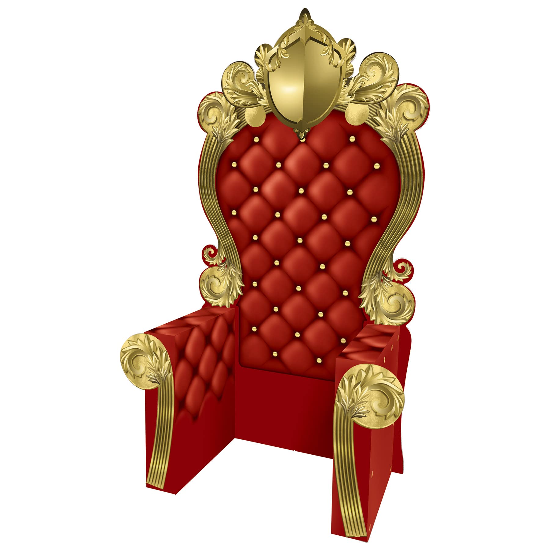 Trono 3d Rojo De Cartón Corrugado Decoration Beistle - Venta Internacional.