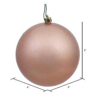 Foto 2 | Bola De Caramelo Ornament Vickerman, Oro Rosa, 4 Cm, 6 Unidades - Venta Internacional.