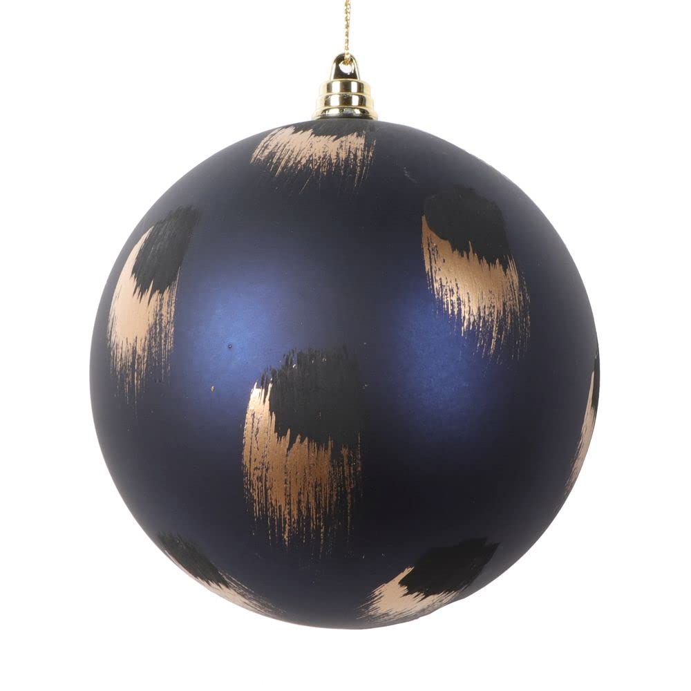 Foto 2 pulgar | Adorno Para Árbol De Navidad Vickerman Azul Medianoche Mate, 4,75 Cm - Venta Internacional.