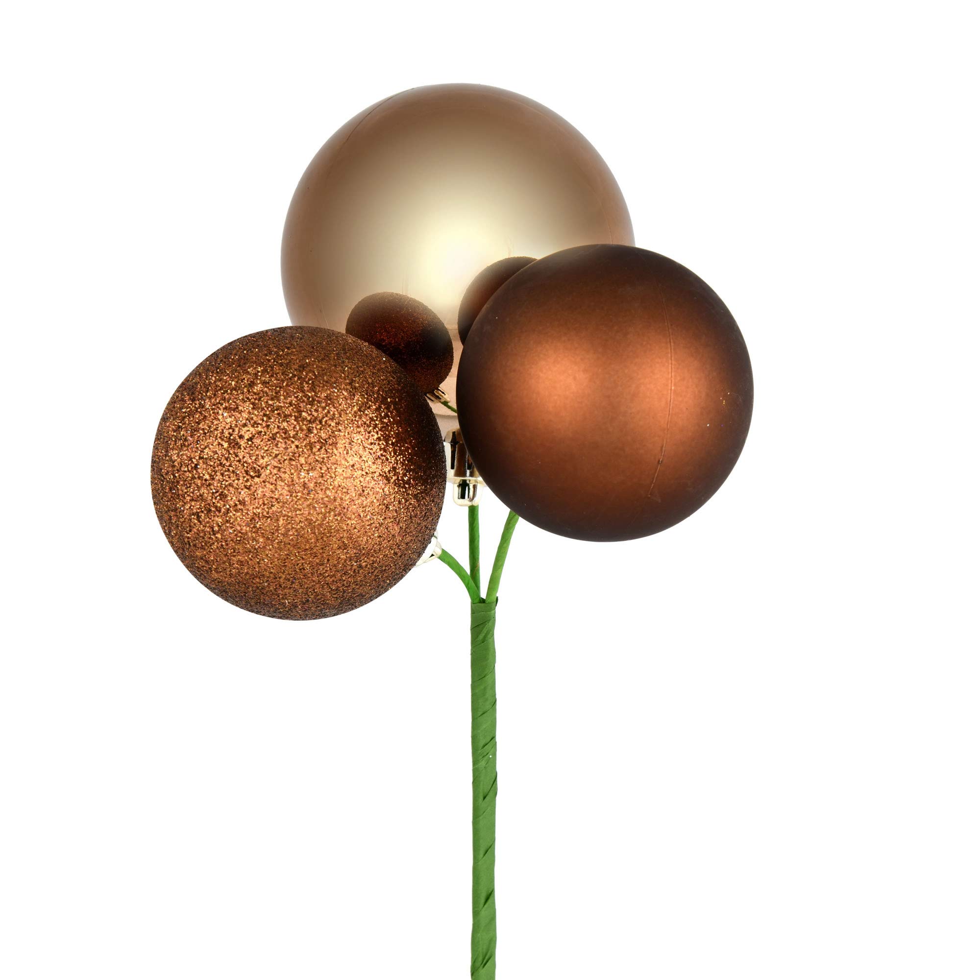 Foto 2 pulgar | Adorno Navideño Vickerman Moca Ball De 18 Cm, 4 Unidades Por Juego - Venta Internacional.