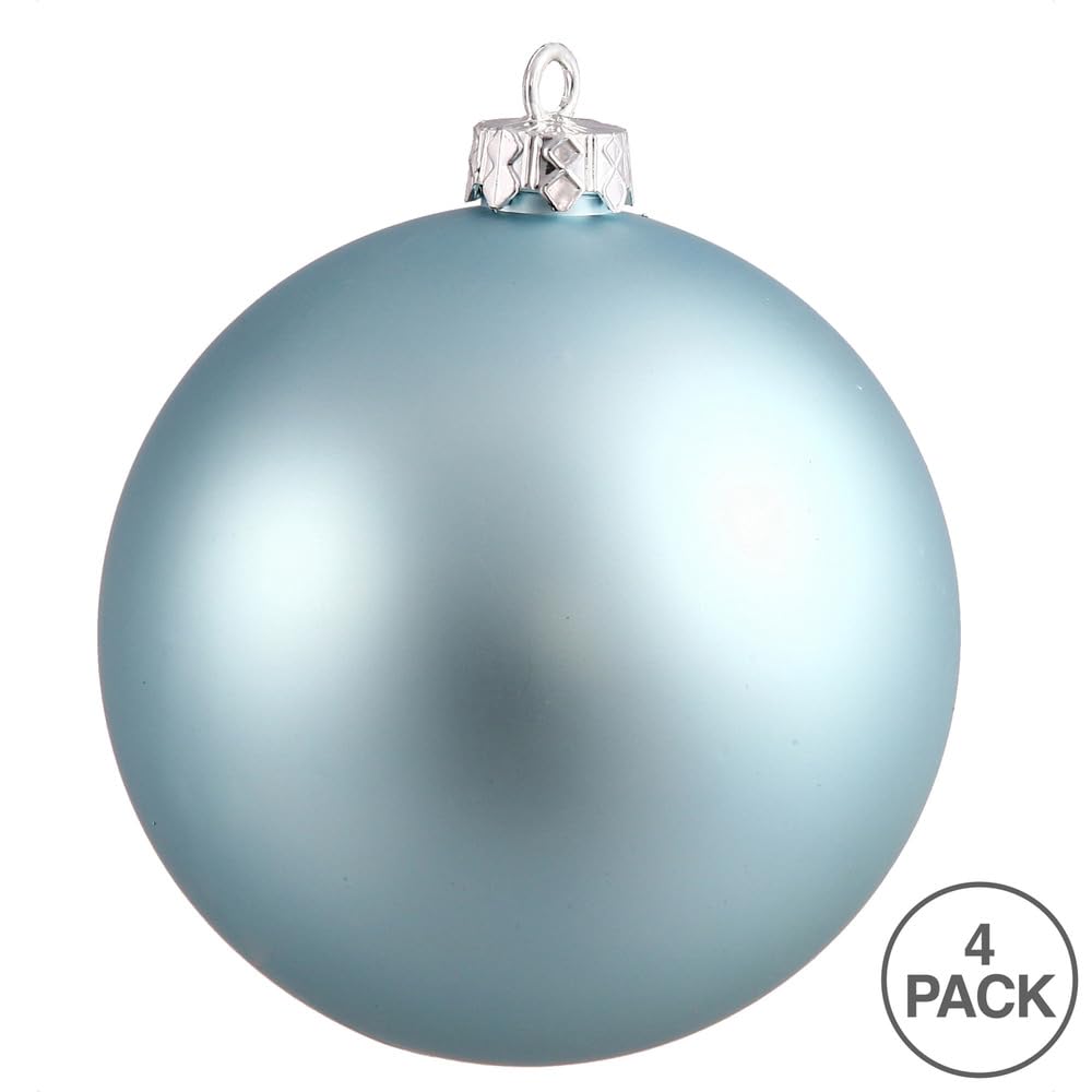 Foto 4 pulgar | Bola Azul Mate De Ornament Vickerman De 4,75 Cm, 4 Unidades Por Bolsa - Venta Internacional.