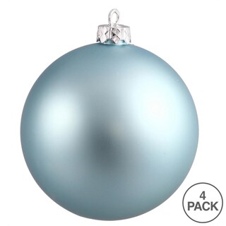 Foto 3 | Bola Azul Mate De Ornament Vickerman De 4,75 Cm, 4 Unidades Por Bolsa - Venta Internacional.