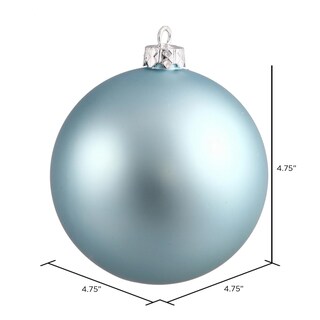 Foto 5 | Bola Azul Mate De Ornament Vickerman De 4,75 Cm, 4 Unidades Por Bolsa - Venta Internacional.