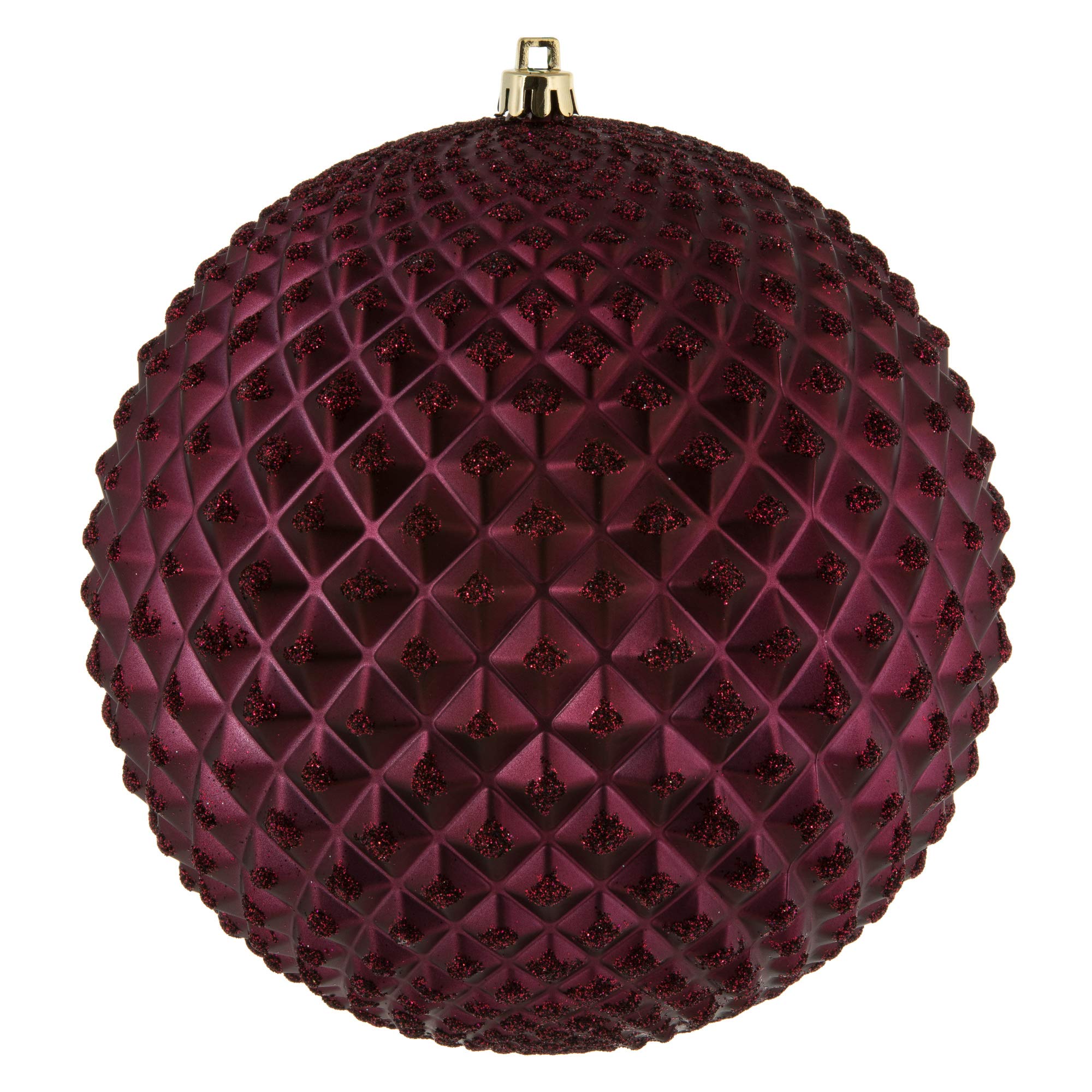 Foto 2 pulgar | Bola Con Purpurina Vickerman Wine Durian De 6 Cm, 4 Unidades Por Bolsa - Venta Internacional.