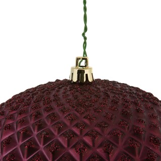 Foto 2 | Bola Con Purpurina Vickerman Wine Durian De 6 Cm, 4 Unidades Por Bolsa - Venta Internacional.