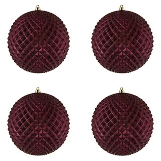 Foto 6 | Bola Con Purpurina Vickerman Wine Durian De 6 Cm, 4 Unidades Por Bolsa - Venta Internacional.