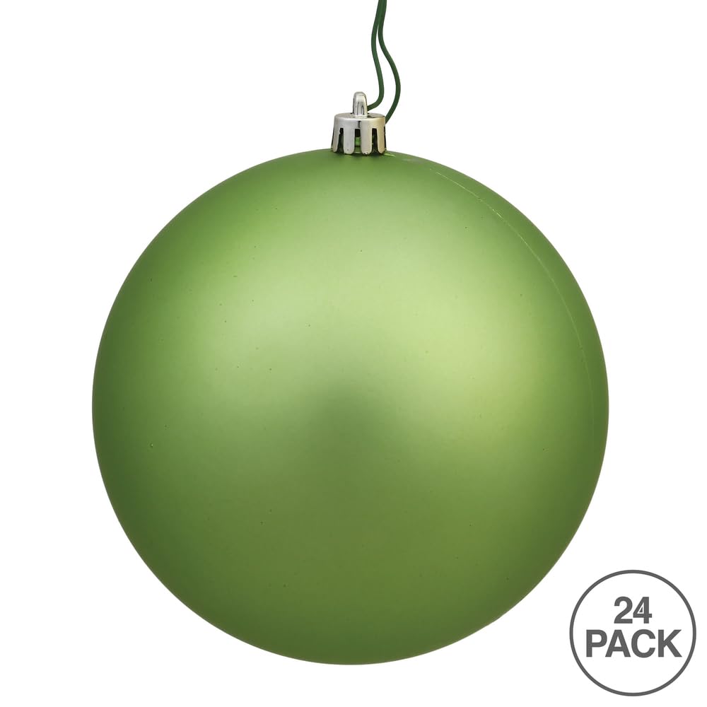 Foto 3 | Adorno Navideño En Forma De Bola Vickerman, Celadón Mate, 2,4 Cm, 24 Unidades - Venta Internacional.