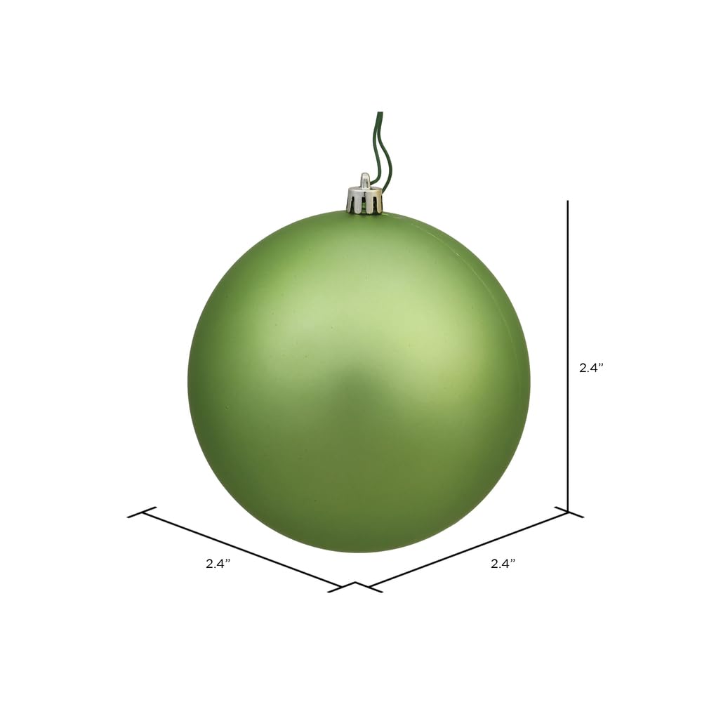Foto 5 | Adorno Navideño En Forma De Bola Vickerman, Celadón Mate, 2,4 Cm, 24 Unidades - Venta Internacional.