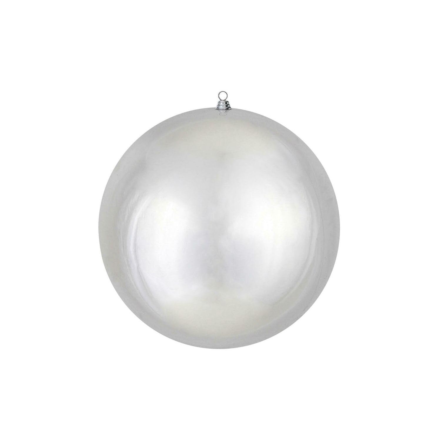 Foto 2 pulgar | Adorno Navideño Vickerman, Bola Gigante Plateada Brillante De 20 Cm - Venta Internacional.