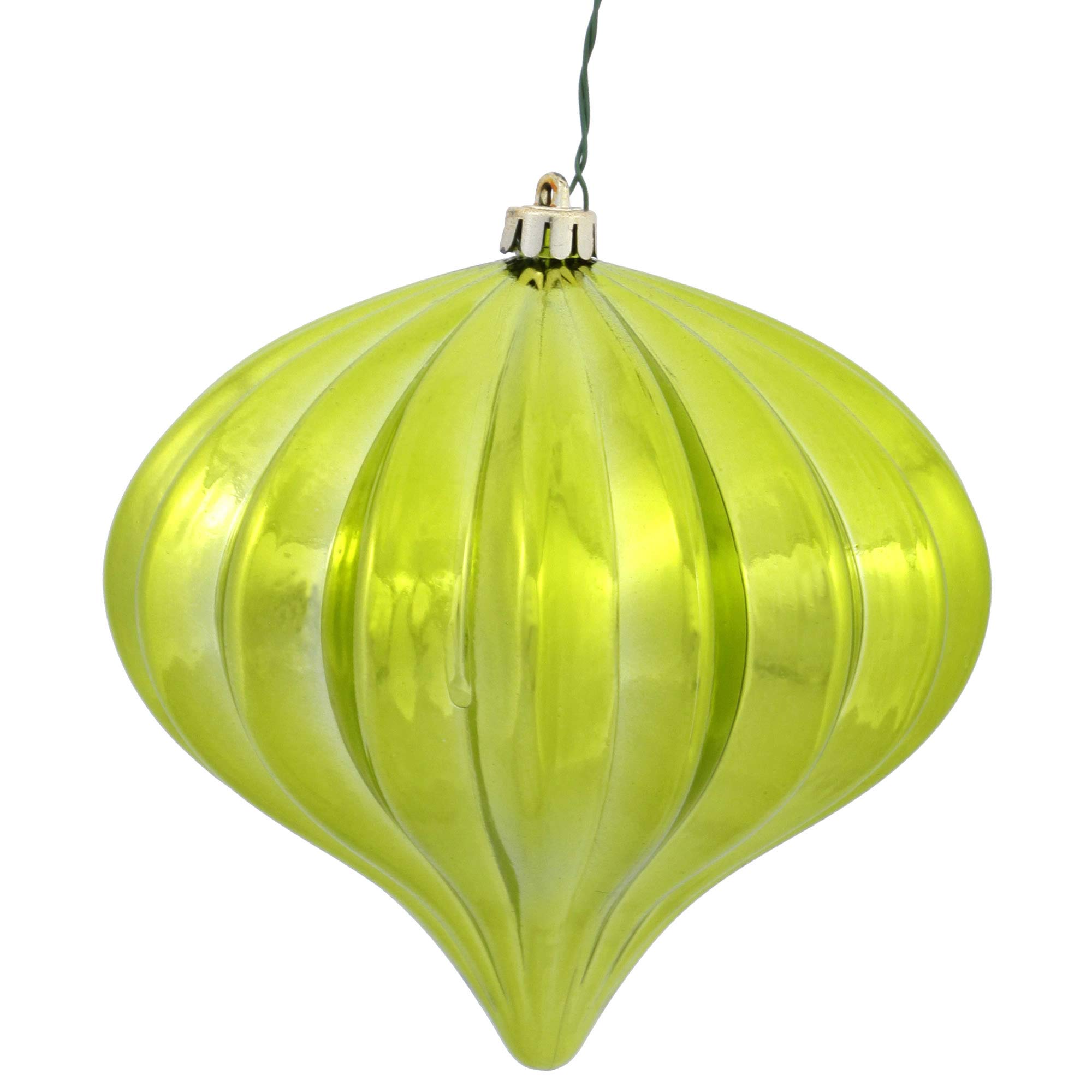 Foto 1 | Adorno Navideño Vickerman Lime Shiny Onion De 5,7 Cm, Juego De 3 - Venta Internacional.