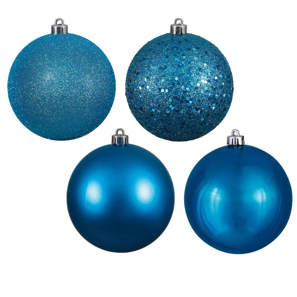 Foto 1 | Adorno Para Árbol De Navidad Vickerman 25047, 4,75 Cm, Turquesa - Venta Internacional.