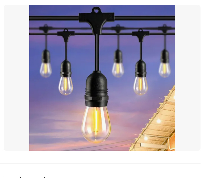 Foto 4 pulgar | 10m Xtellar Guirnalda De Luces 10+1 Focos Exterior Led Impermeable