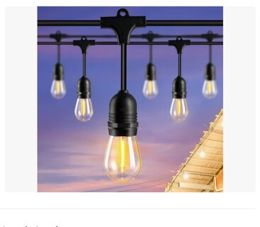 Foto 3 | 10m Xtellar Guirnalda De Luces 10+1 Focos Exterior Led Impermeable