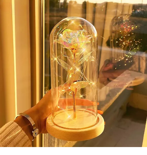 Foto 4 | Xtellar Rosa Eterna Colorida Con Luces Led - Regalo Perfecto Para Todas Las Ocasiones