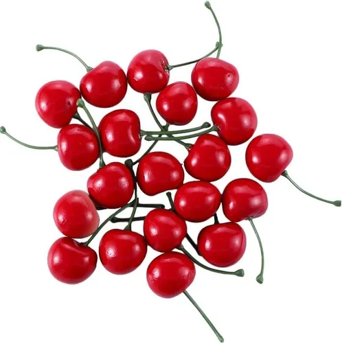 Foto 1 | Exclusivo Pack De 100 Cerezas Decorativas Xtellar – Realistas, Ligeras Y Duraderas