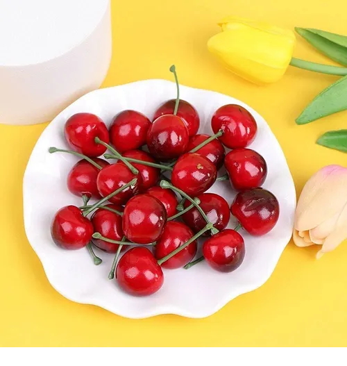 Foto 3 | Exclusivo Pack De 100 Cerezas Decorativas Xtellar – Realistas, Ligeras Y Duraderas