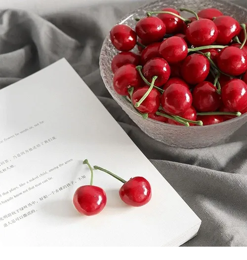Foto 4 | Exclusivo Pack De 100 Cerezas Decorativas Xtellar – Realistas, Ligeras Y Duraderas