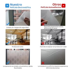 Foto 4 | Xtellar - Película Privacidad Premium Para Ventanas Con Diseño Vinilo Decorativo