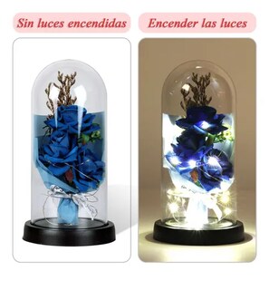 Foto 2 | Xtellar Rosa Eterna Artificiales Iluminada, Regalo Para Mujer Ideal