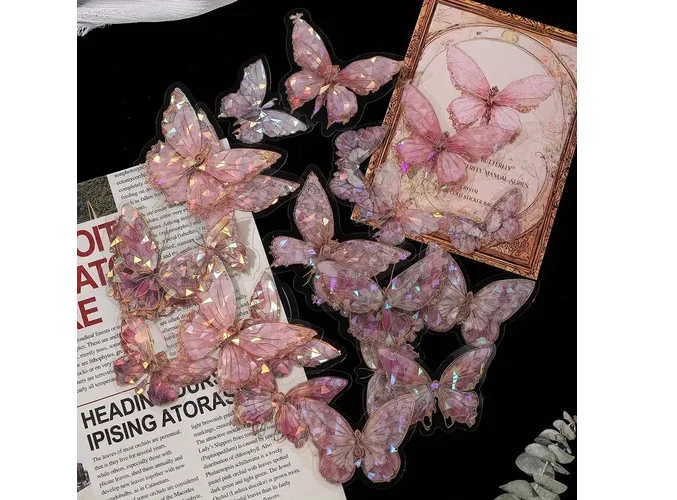 Foto 2 | Xtellar Mariposas 3d De Pared Decorativas - Vinilos Luminosos Para Hogar, Set De 80 Piezas