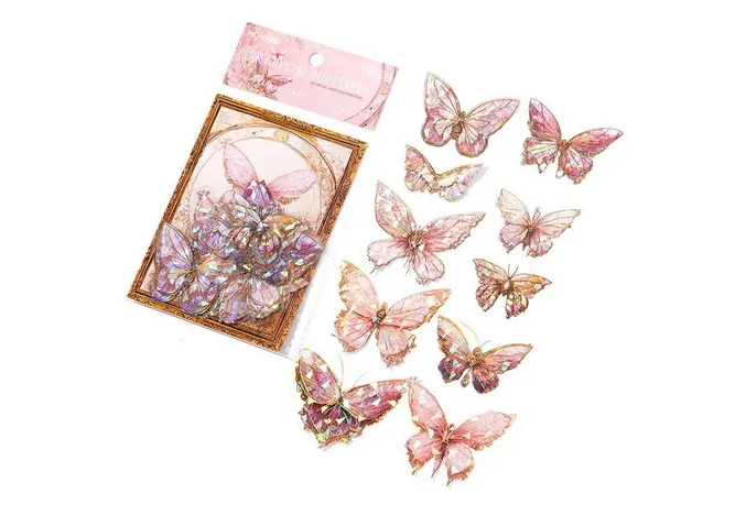 Foto 3 | Xtellar Mariposas 3d De Pared Decorativas - Vinilos Luminosos Para Hogar, Set De 80 Piezas