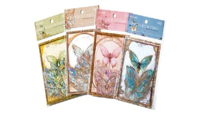 Foto 3 | Xtellar Mariposas 3d De Pared Decorativas - Vinilos Luminosos Para Hogar, Set De 80 Piezas