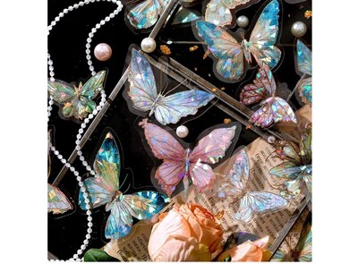 Foto 4 | Xtellar Mariposas 3d De Pared Decorativas - Vinilos Luminosos Para Hogar, Set De 80 Piezas