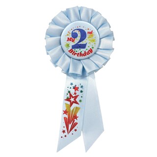 Foto 1 | Accesorio De Fiesta Azul Rosette Beistle My 2nd Birthday - Venta Internacional.