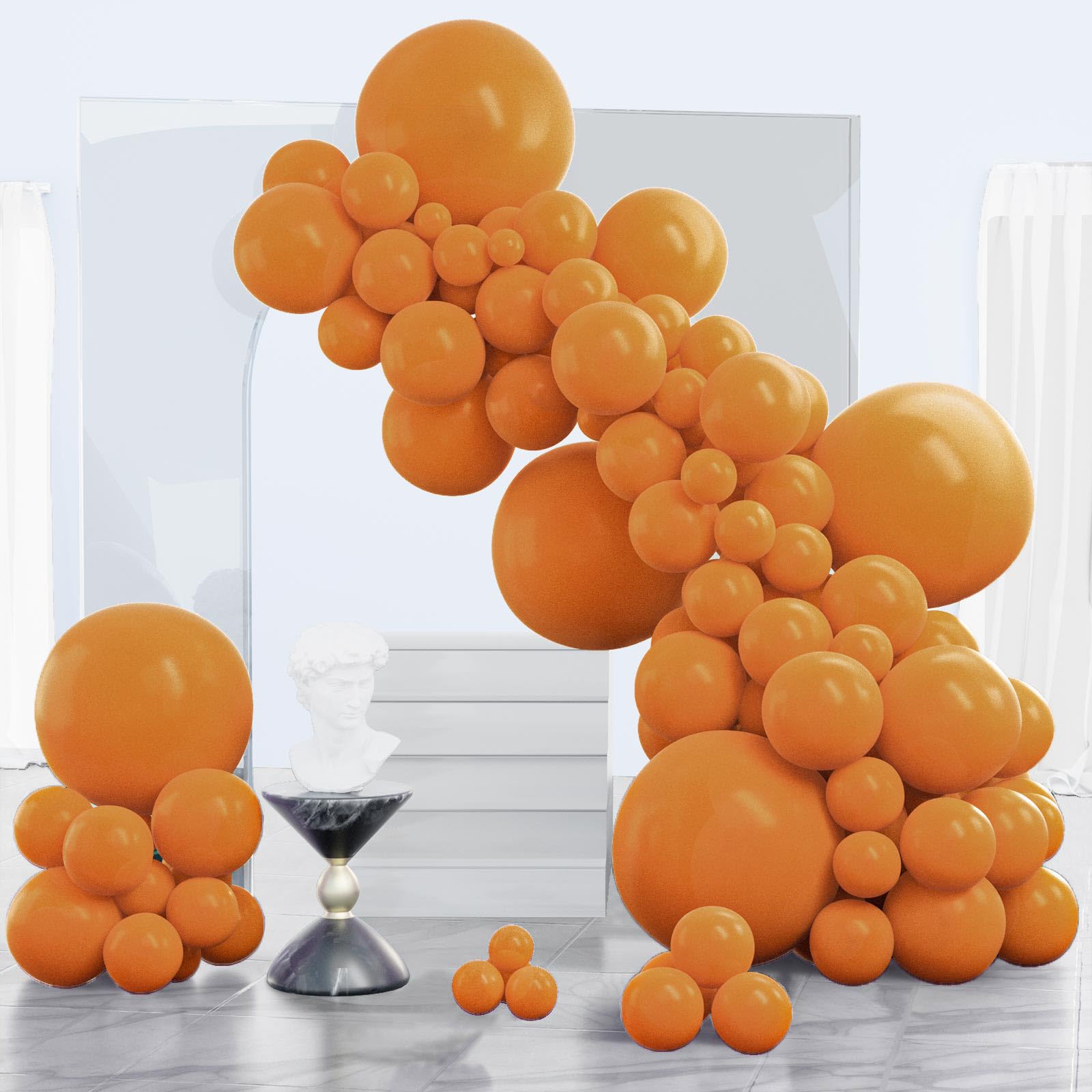 Foto 1 | Balloon Partywoo Burnt Orange 120 Unidades De Diferentes Tamaños - Venta Internacional.