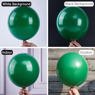 Foto 2 | Globos Partywoo Hunter Green De 12 Pulgadas, 101 Unidades, Para Decoración - Venta Internacional.