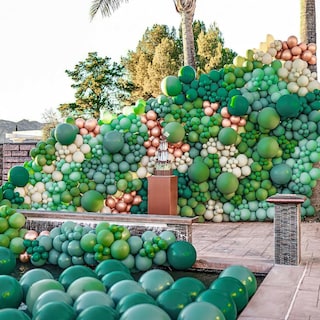 Foto 5 | Globos Partywoo Hunter Green De 12 Pulgadas, 101 Unidades, Para Decoración - Venta Internacional.
