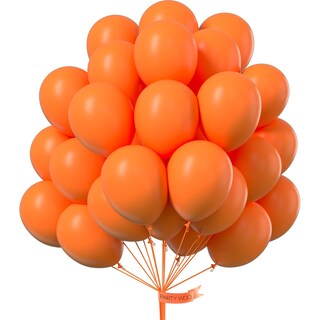 Foto 1 | Globos Partywoo, Naranja Mandarina, 12 Pulgadas, 50 Unidades - Venta Internacional.