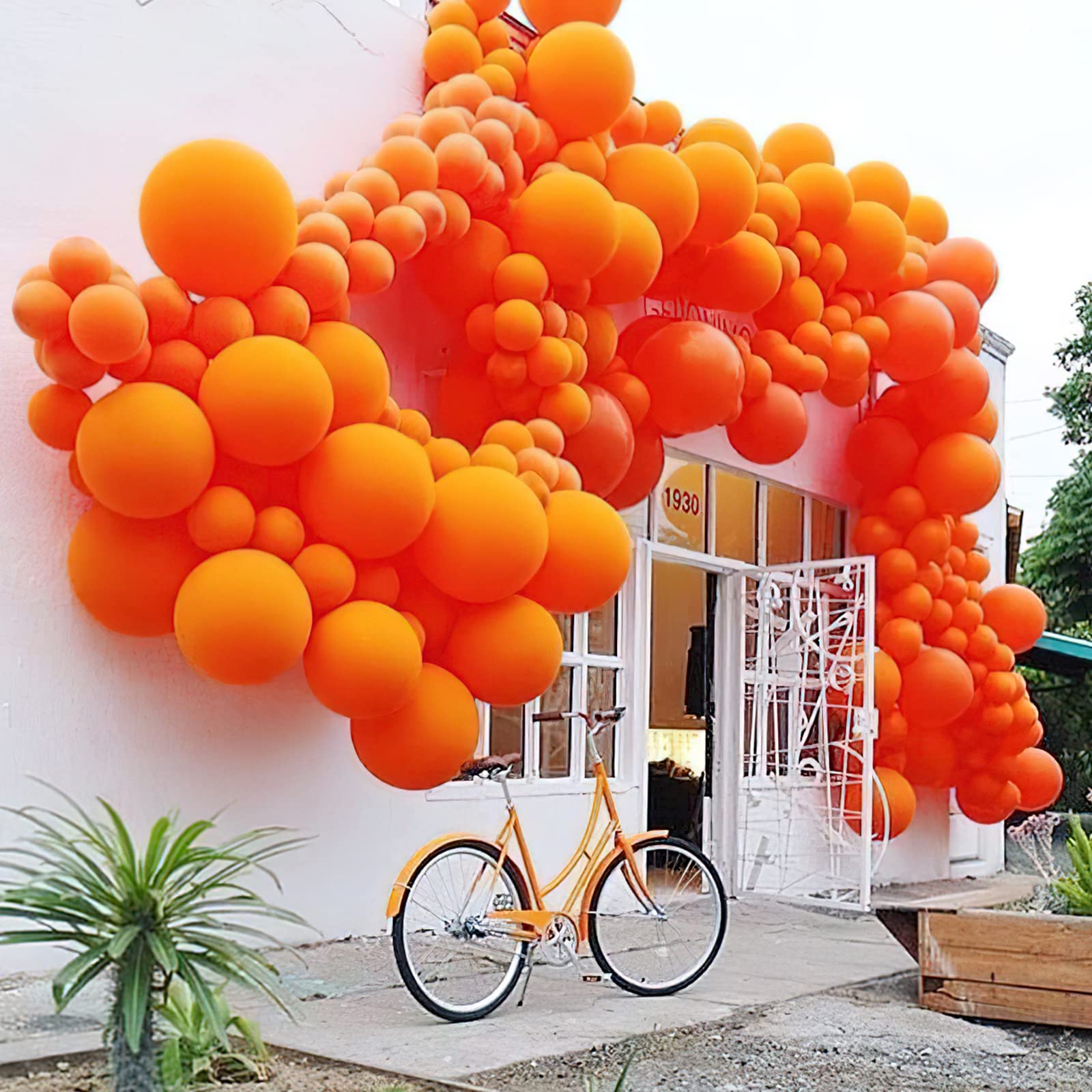 Foto 3 | Globos Partywoo, Naranja Mandarina, 12 Pulgadas, 50 Unidades - Venta Internacional.