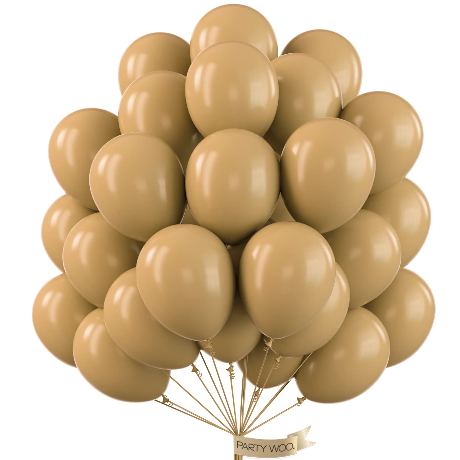 Foto 1 | Globos Partywoo Tan De 12 Pulgadas, 50 Unidades, Para Guirnalda O Arco - Venta Internacional.