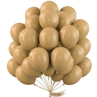 Foto 1 | Globos Partywoo Tan De 12 Pulgadas, 50 Unidades, Para Guirnalda O Arco - Venta Internacional.