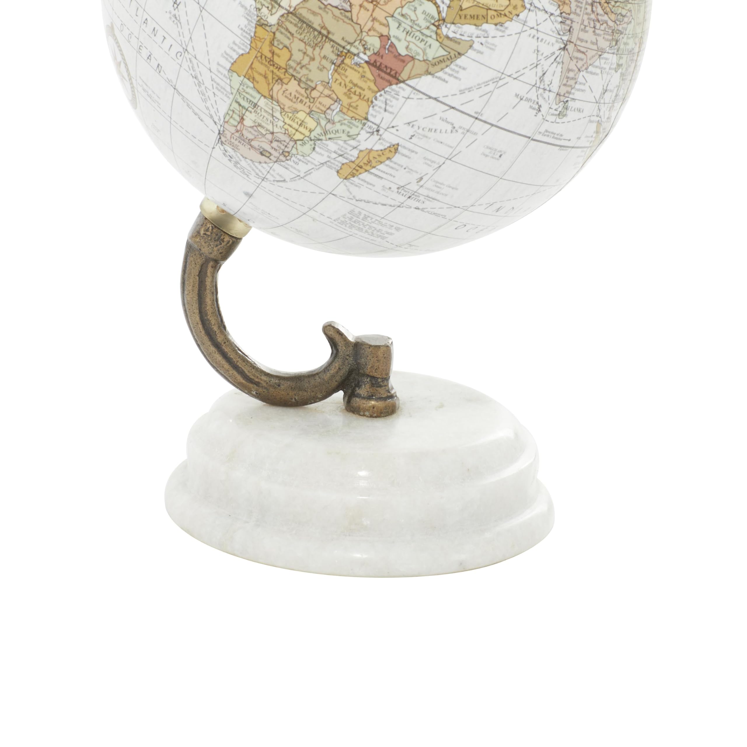 Foto 5 pulgar | Mármol Globe Deco 79 Blanco 13 X 13 X 20 Cm - Venta Internacional.