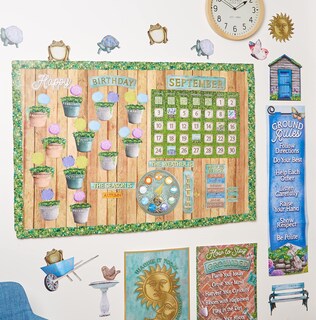 Foto 4 | Decoración De Aula Eureka Curiosity Garden, 36 Piezas - Venta Internacional.