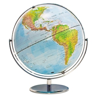 Foto 1 | Escritorio World Globe Advantus De 30 Cm Con Océanos Azules Para El Hogar - Venta Internacional.