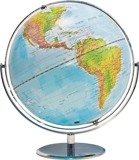 Foto 2 | Escritorio World Globe Advantus De 30 Cm Con Océanos Azules Para El Hogar - Venta Internacional.