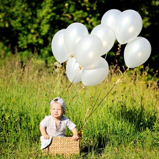 Foto 4 | Globos De Látex Rubfac, 120 Unidades, Color Blanco Perla, 30 Cm, Para Fiesta - Venta Internacional.
