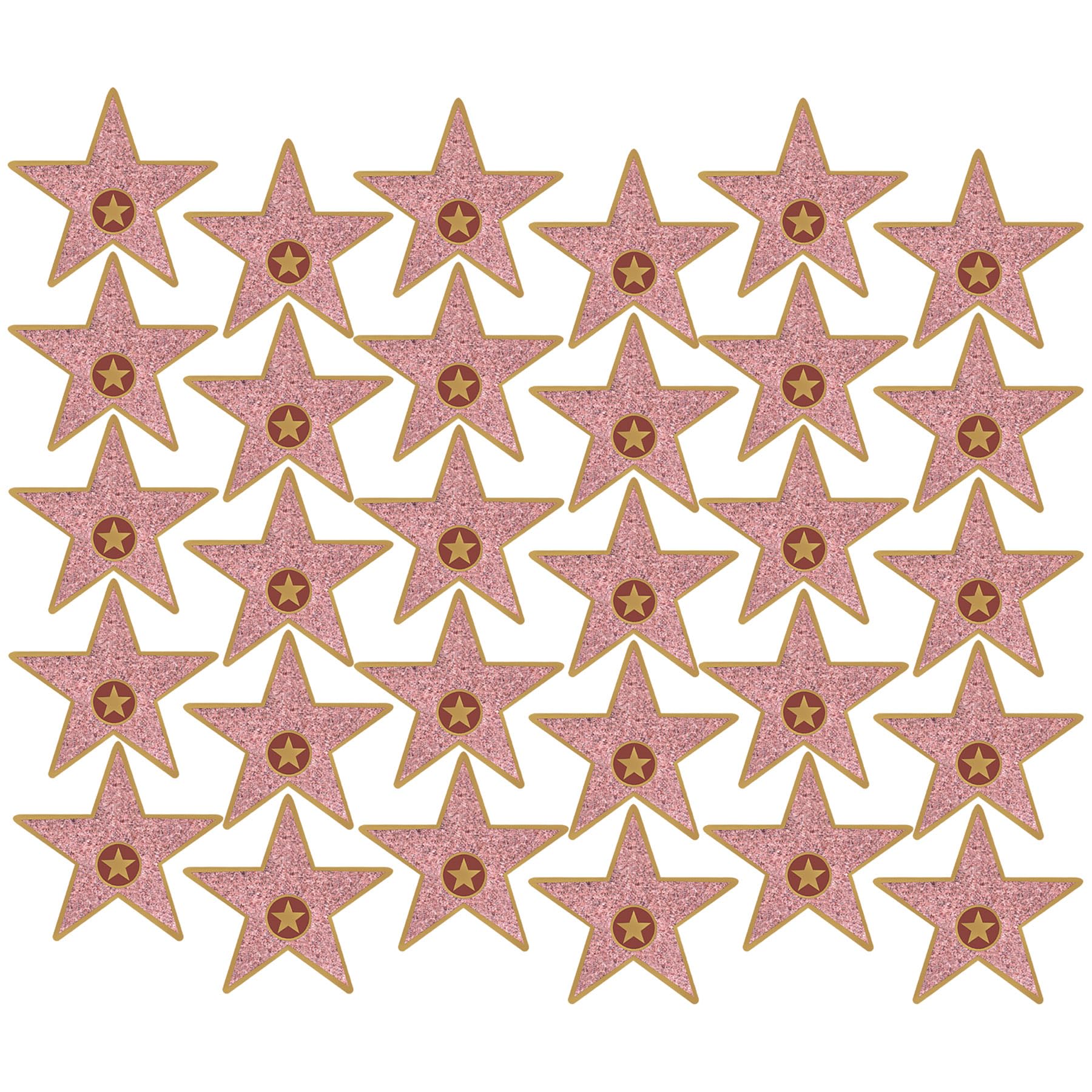 Foto 2 pulgar | Mini Paper Star Cutouts Beistle Movie Night Hollywood X30 - Venta Internacional.