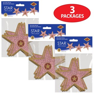 Foto 6 | Mini Paper Star Cutouts Beistle Movie Night Hollywood X30 - Venta Internacional.