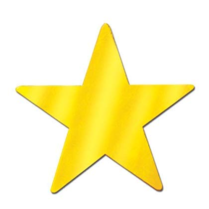 Foto 3 pulgar | Beistle Con Forma De Estrella, Dorado Metalizado, 30 Cm, Boda, Fiesta, 24 Unidades - Venta Internacional.