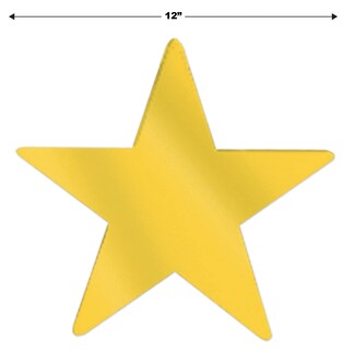 Foto 3 | Beistle Con Forma De Estrella, Dorado Metalizado, 30 Cm, Boda, Fiesta, 24 Unidades - Venta Internacional.